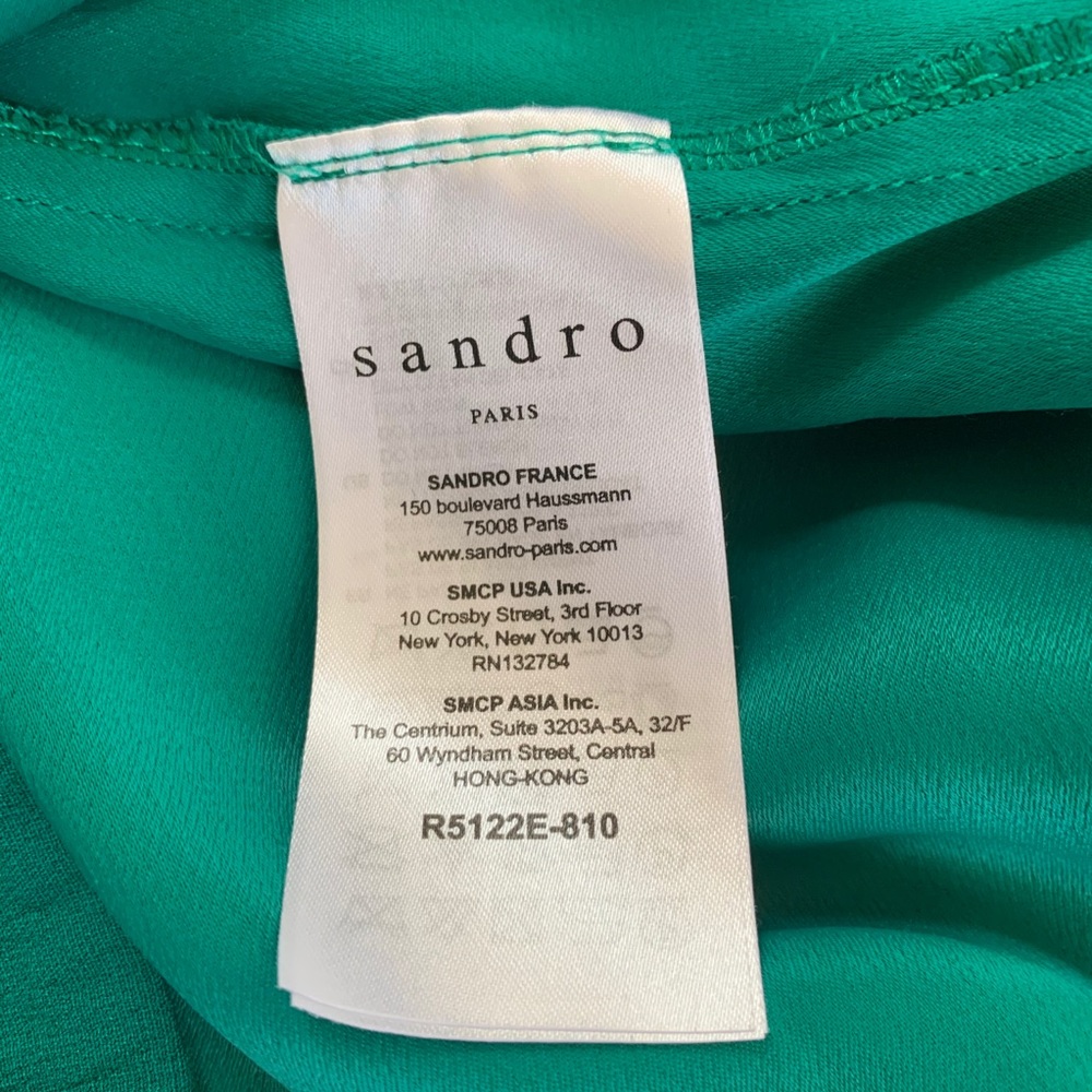 Sandro Teal Mini Dress - Picture 10 of 10